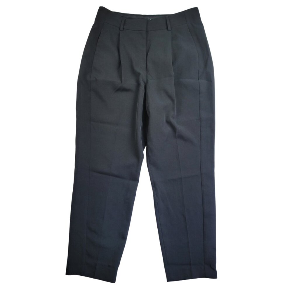 Express Editor Straight Leg Dress Pants Pleated